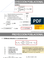 Formulas Poblacion