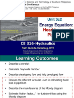 Energy Equation-Head Losses (Major) in Pipes-SC