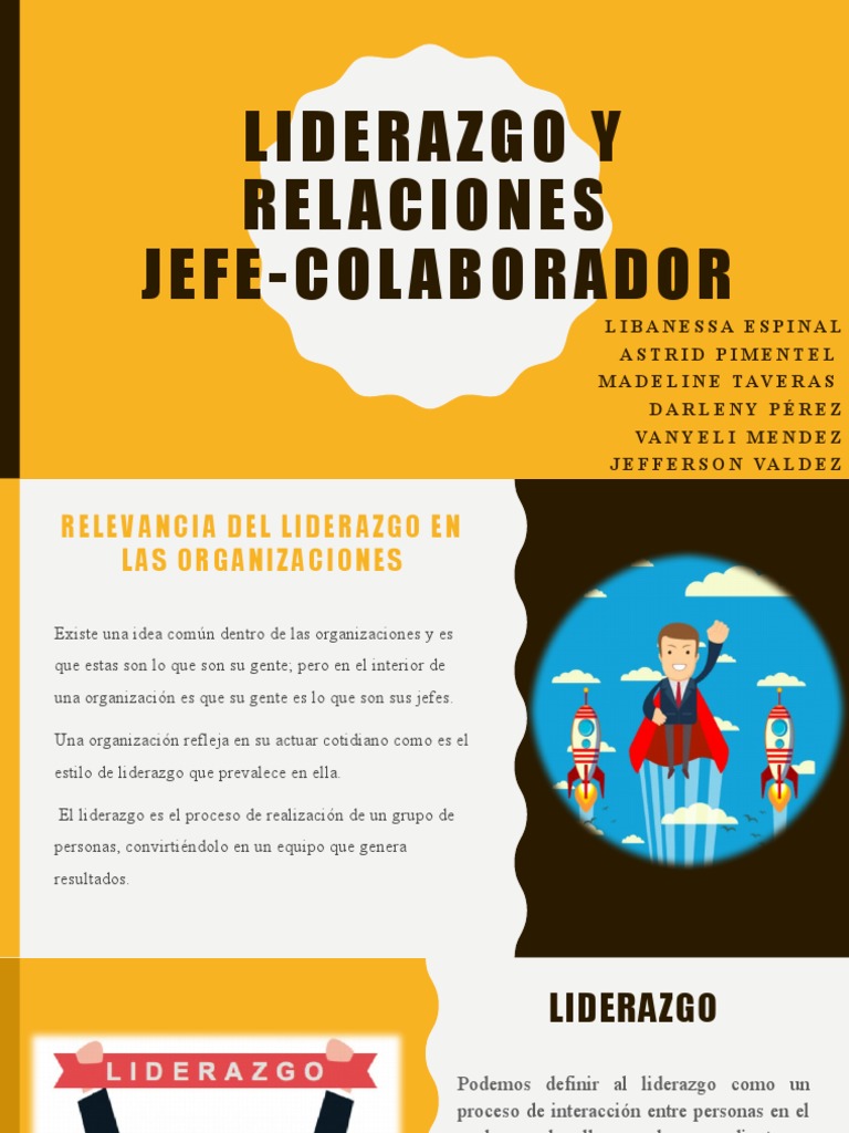 Liderazgo y Relaciones Jefe-Colaborador | Descargar gratis PDF | Liderazgo