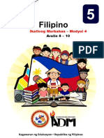 Filipino5 q3 Modyul4 Paggamit NG Pang-Abay at Pang-Uri Sa Paglalarawan Aralin-8-10 V5