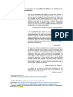 "El Agua Es Vida". Los Procesos de Mercantilización Hídrica y Las Resistencias en Tiempos de Neoliberalismo Catastrófico