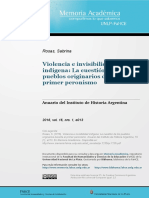 Rosas - Politica Indigenista Del Primer Peronismo