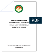 LAPORAN TAHUNAN DWP RSUD MELAWI 2022