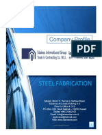 STEEL FABRICATION. Company Profile - PDF
