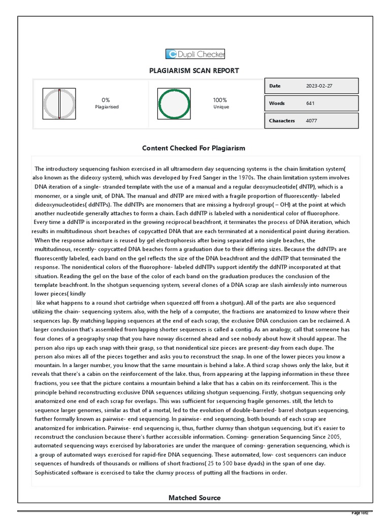 bioinformatics assignment pdf