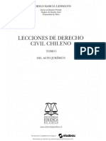 Lecciones de Derecho Civil Chileno Tomo I Del Acto Juridico Barcia Lehmann Rodrigo PDF