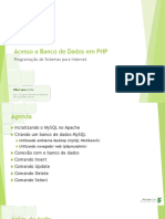 Aula 06 Acesso A Banco de Dados em PHP PDF