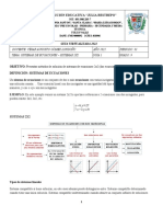 Guia 1 DEFINICION SISTEMAS DE ECUACIONES 2X2 AÑO 2022