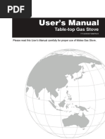 Gas Stove T211G User S Manual 20201022 PDF