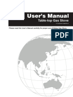 Gas Stove T211G User S Manual 20201022 PDF
