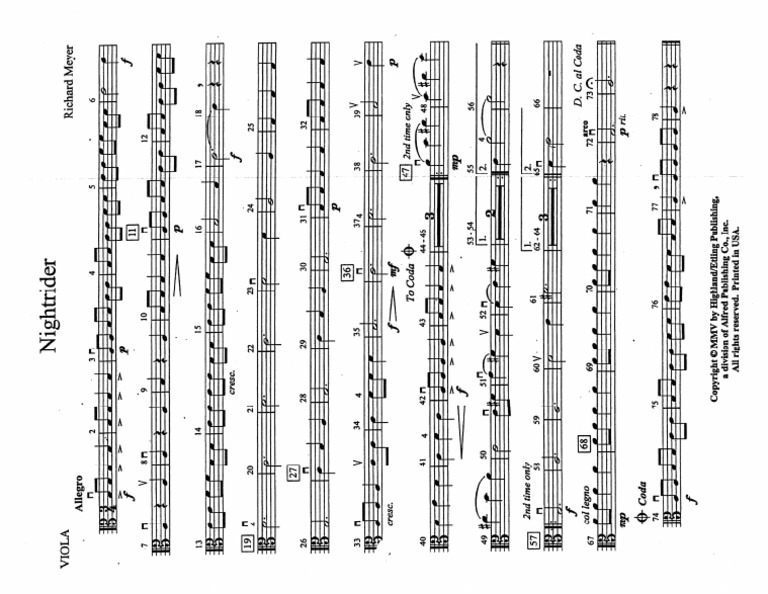Nightrider Viola | PDF