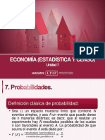 Unidad Vii - Presentación - Economia (Estadística y Censo)