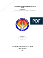 Analisis Penokohan dan Konflik Novel Kata