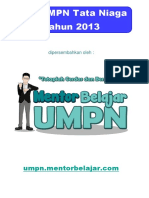 Soal UMPN Tata Niaga 2013