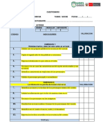 Instrumento de Evaluacion - Lista de Cotejo