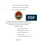 VALORACIÓN FINANCIERA DE LA EMPRESA DE TRANSPORTE MAP TOÑITO E.I.R.L POR EL METODO DE DESCUENTOS DE FLUJO DE CAJA APLICADO PARA LA CREACIÓN DE VALOR, AREQUIPA, PERIODO 2013 Al 2016 PDF