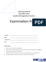 Internal Audit ISO 9001