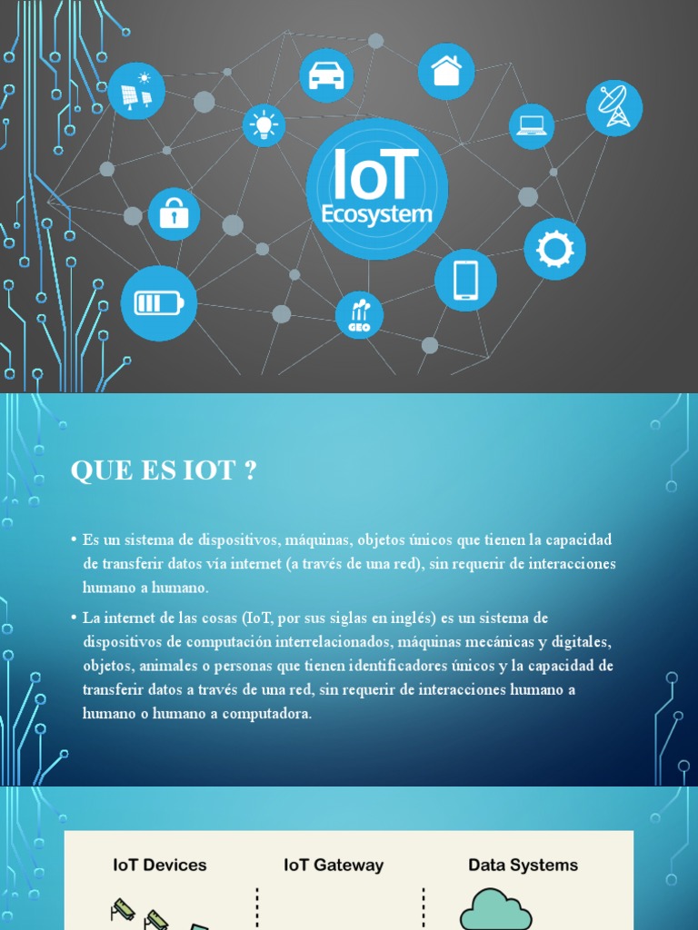 IOT | PDF | Internet de las Cosas | Computación en la nube