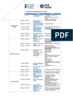 Agenda Feria Internacional UTB 2022-1