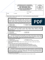 Soal PTS Tema 6 KLS 5 2022