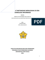 Makalah Kewirausahaan Tentang Peluang Dan Tantangan Wirausaha