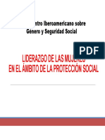 Liderazgo de Las Mujeres en El Ámbito de La Protección Social