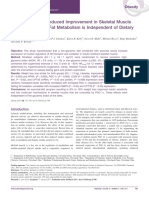 Exercise Training Induced Improved in Skeletal Muscle PGC-1