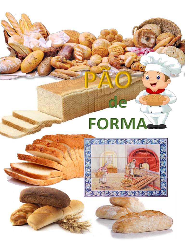 Pão de Forma - Método - Receita PDF | PDF | Pães | Culinária