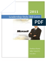 Leadership Style: Bill Gates: CC CCC