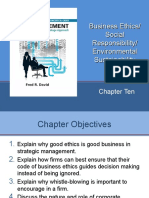 Chapter 10 Business Ethics Social Responsibility Environmental Sustainability