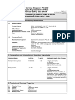 MSDS Dow Corning RTV 3145