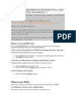 What Is The Difference Between Will and Be Going To Give Examples PDF