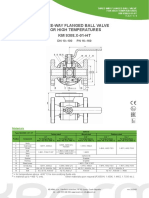 2500 Three Way Flanged Ball Valve For High Temperatures KM 9308 X 01 HT PDF