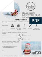 Caja de San Nicolás plantilla PDF paso a paso