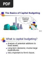 The Basics of Capital Budgeting