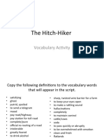 The Hitch-Hiker Vocab Activity