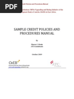 Download Sample Credit Policies and Procedures Manual by Salmanyaqoob SN63071008 doc pdf