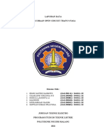 Open Circuit Trafo 3 Fasa (