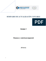 5 ModuloV Presupuesto y Finanzas