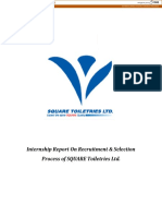 Recruitment & Selection Process of SQUARE Toiletries LTD PDF