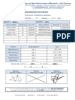 Feuille de Match INSA2-INP2 Du 01.03