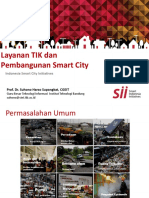 Dialogue Series IV "Layanan TIK Dan Pembangunan Smart City" by Suhono Supangkat Institut Teknologi Bandung