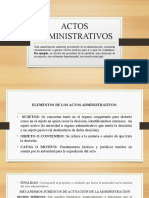 Actos Administrativos