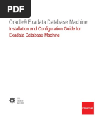 Installation and Configuration Guide Exadata Database Machine