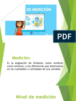 Tema 2 Niveles o Escalas de Medición