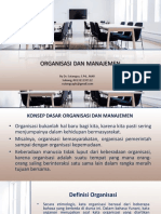 Organisasi Dan Manajemen