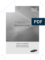 Plasma TV: Manual Do Usuário