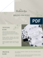 Brand Profile Rahardjo Invitation