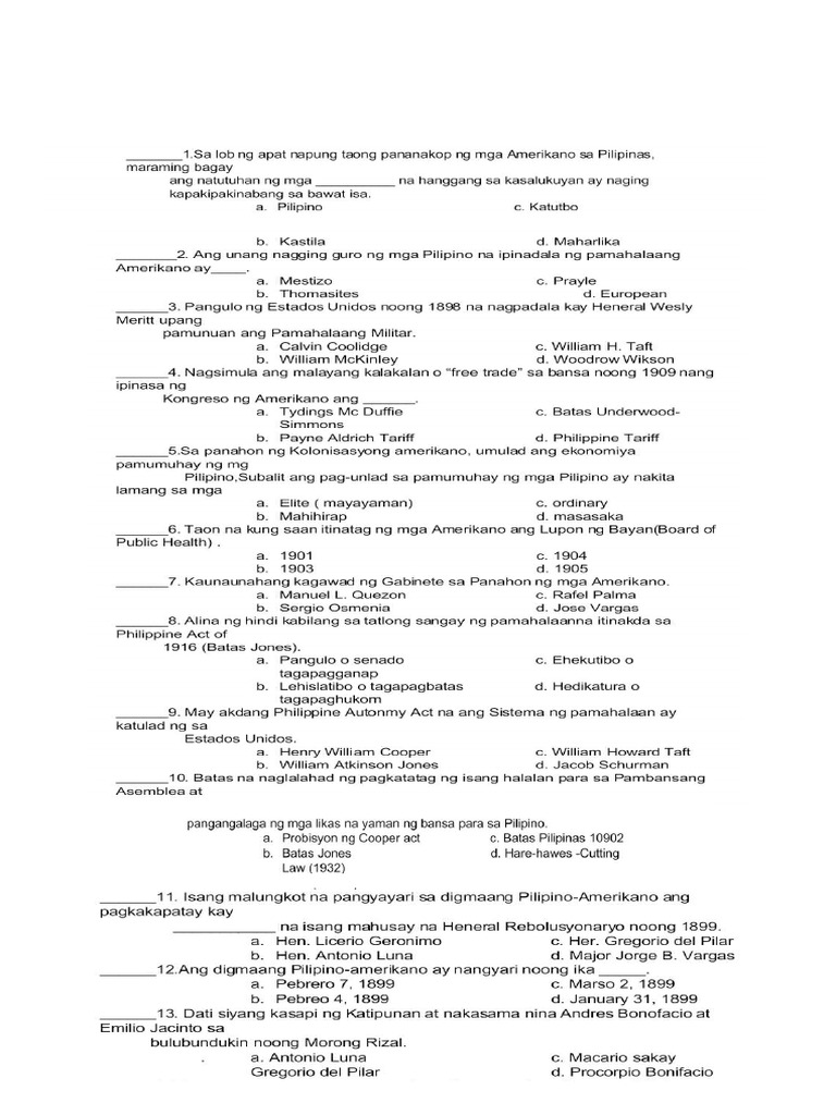 2ND Quarter Exam in Ap | PDF