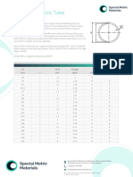 Tru Bore® Metric Tube Data Sheet PDF